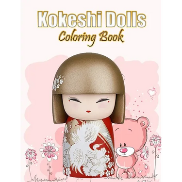 Kokeshi Dolls Coloring Book: A Creative Journey through Japanese Folk Art