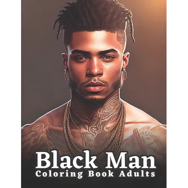 Black Men Portraits: Coloring Book For Adults
