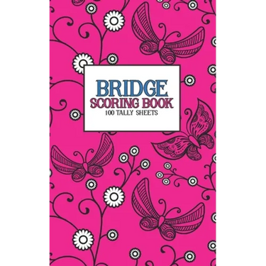 Bridge Scoring Book: 100 Tally Sheets