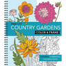 Color & Frame - Country Gardens (Adult Coloring Book)