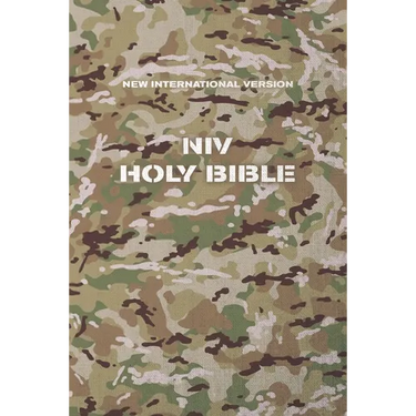 Niv, Holy Bible, Compact, Paperback, Military Camo, Comfort Print