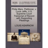 Philip Marx, Petitioner, V. Louis Jaffe. U.S. Supreme Court Transcript of Record with Supporting Pleadings