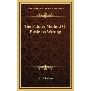 The Palmer Method Of Business Writing