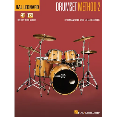 Hal Leonard Drumset Method - Book 2 by Kennan Wylie with Gregg Bissonette with Online Audio