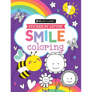 Brain Games - Sticker by Letter - Coloring: Smile