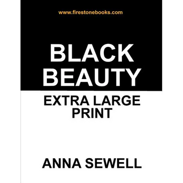 Black Beauty: Extra Large Print