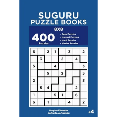 Suguru Puzzle Books - 400 Easy to Master Puzzles 8x8 (Volume 4)