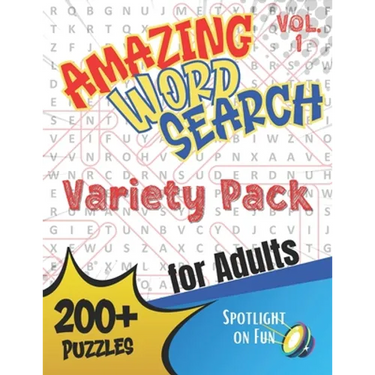 Amazing Word Search for Adults Variety Pack Vol. 1: Word Puzzle Book for Adults, Seniors