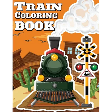 Train Coloring Book: Train coloring book for kids & toddlers - activity books for preschooler