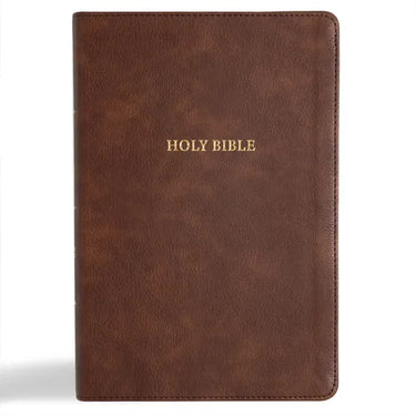 CSB Grace Bible, Brown Leathertouch (Dyslexia Friendly)