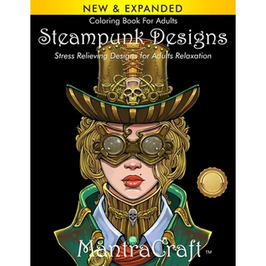 Coloring Book For Adults: Steampunk Designs: Stress Relieving Designs for Adults Relaxation