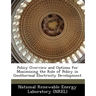 Policy Overview and Options for Maximizing the Role of Policy in Geothermal Electricity Development
