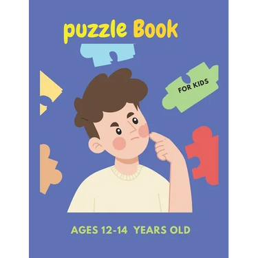 puzzle book for kids ages 12-14 years old