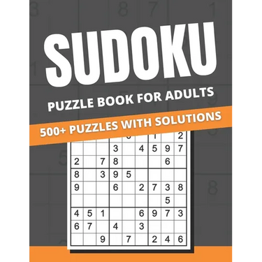 Sudoku Puzzle Book For Adults: 500+ Puzzles With Solutions for Adults & Seniors, easy, medium, hard