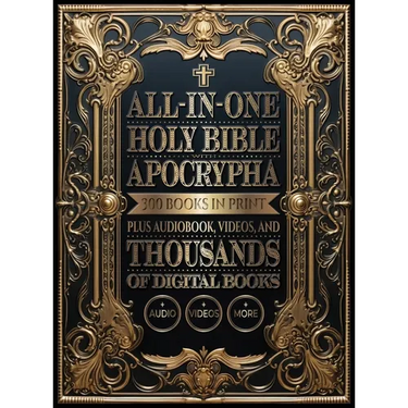 All-In-One Holy Bible with Apocrypha: 300 Books in Print Plus Audiobook, Videos, and Thousands of Digital Books
