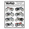NORTON 1960-1970 LIGHTWEIGHT AND HEAVYWEIGHT "TWIN CYLINDER" WORKSHOP MANUAL 250cc TO 750cc. INCLUDING THE 1968-1970 COMMANDO