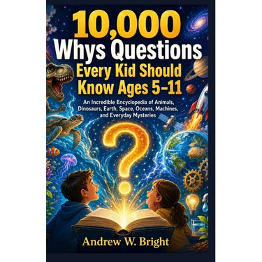 10,000 Whys Questions Every Kid Should Know Ages 5-11: An Incredible Encyclopedia of Animals, Dinosaurs, Earth, Space, Oceans, Machines, and Everyday