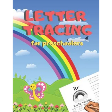 Letter Tracing for Preschoolers: Handwriting Practice Alphabet Workbook for Kids Ages 3-5, Toddlers, Nursery, Kindergartens, Homeschool - Learning to
