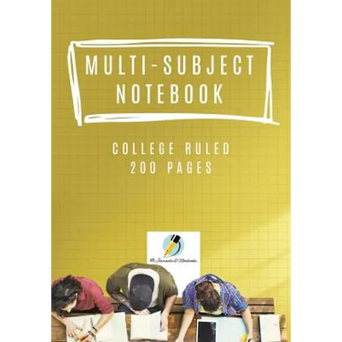 Multi-Subject Notebook College Ruled 200 Pages
