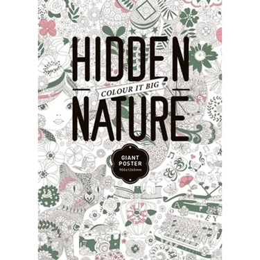 The Hidden Nature Coloring Poster