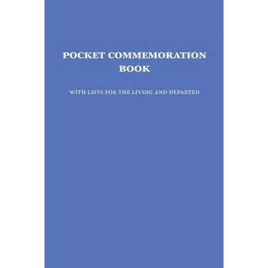 Pocket Commemoration Book