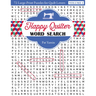 Happy Quilter Word Search: 72 Large Print Puzzles for Quilt Lovers