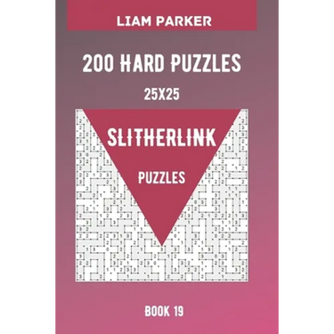 Slitherlink Puzzles - 200 Hard Puzzles 25x25 Book 19