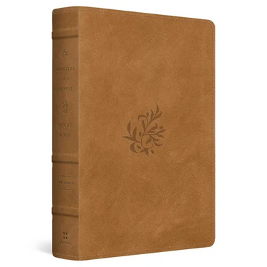 ESV Applying the Gospel Study Bible for Women (Trutone, Nubuck Caramel, Tender Branch Design)