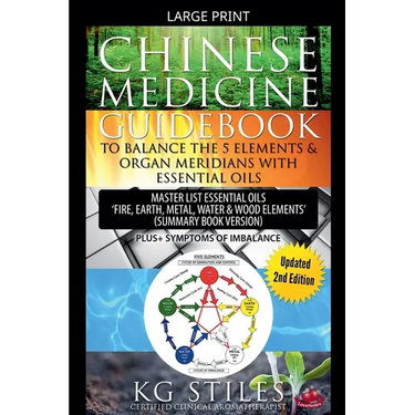 Chinese Medicine Guidebook Balance the 5 Elements & Organ Meridians with Essential Oils (Summary Book Version)