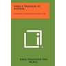 Direct Taxation In Austria: Harvard Economics Studies, V35