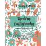 Modern Calligraphy Greeting card hand writing font: Practice writing the alphabet by tracing the letters