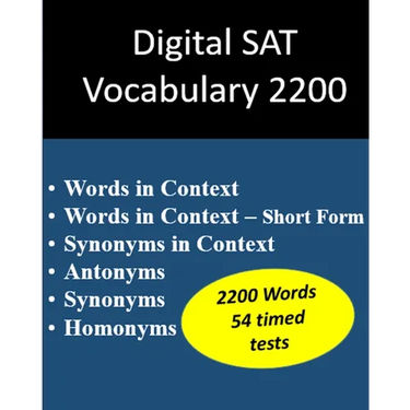 Digital SAT Vocabulary 2200