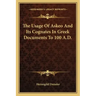 The Usage of Askeo and Its Cognates in Greek Documents to 100 A.D.