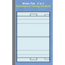 Water Polo 2 in 1 Tacticboard and Training Workbook: Tactics/strategies/drills for trainer/coaches, notebook, training, exercise, exercises, drills, p