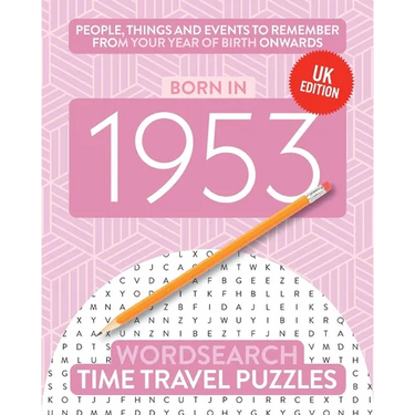 Born in 1953: Your Life in Wordsearch Puzzles