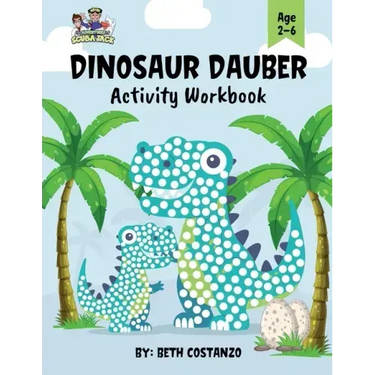 Dot Marker Dinosaur Activity Workbook for ages 2-6