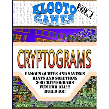KLOOTO Games CRYPTOGRAMS: Volume I