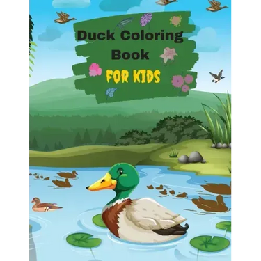Ducks Coloring Book For Kids And Toddlers