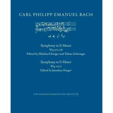 Symphony in E Minor, Wq 177-178