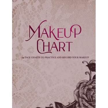 Makeup Chart: Practice and Record Your Makeup Looks 8.5" x 11"