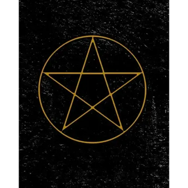 Grimoire: Pentagram Symbol Spell Book For Witches Mages Magick Practitioners And Beginners To Write Rituals And Ingredients - Bl