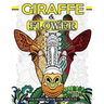 Giraffe & Flower Coloring Book For Adults: Giraffe Coloring Book and Flowers Patterns for Relaxation