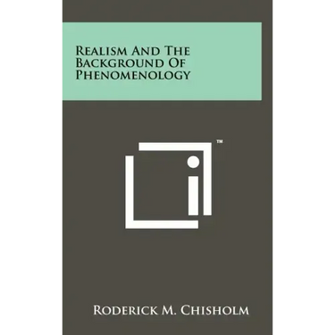 Realism And The Background Of Phenomenology