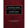 God's Plan Unfolds: The Church from Nazareth to Nicaea Teachers Guide Lutheran High School Religion Series