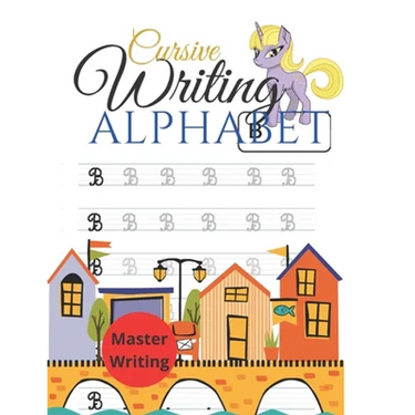 cursive writing alphabet: writing letters on cursive, practice handwriting cursive alphabet, master writing skills, very helpful for kids to wri