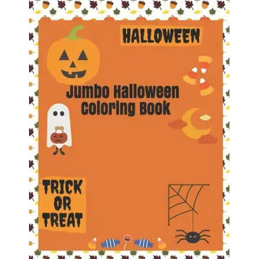 Jumbo Halloween Coloring Book