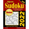 2022 Jigsaw Sudoku: 365 Medium Puzzles for Every Day of the Year: Keep Your Brain Young