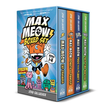 Max Meow Boxed Set: Welcome to Kittyopolis (Books 1-4): (A Graphic Novel Boxed Set)