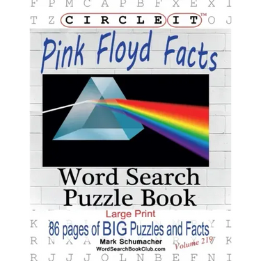 Circle It, Pink Floyd Facts, Word Search, Puzzle Book