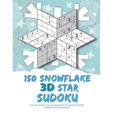 150 Snowflake 3D Star Sudoku